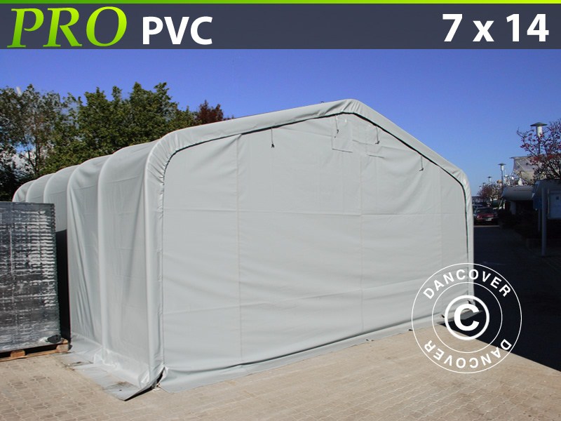 Lagerzelt garagen-PRO-7X14X38-M-PVC